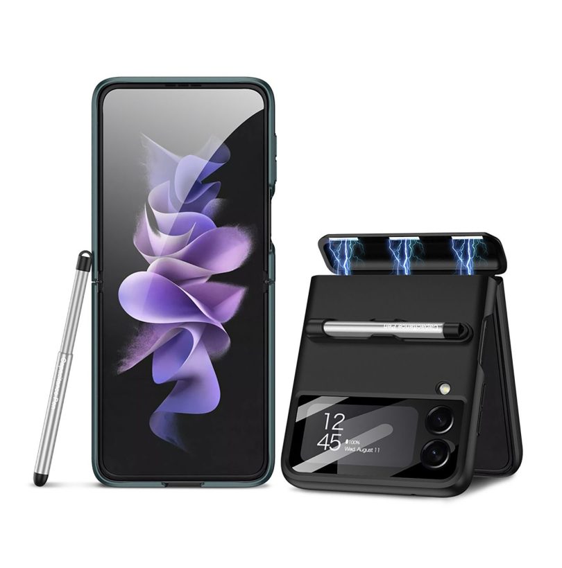 Samsung Galaxy Z flip 3 folding screen phone case with stylus